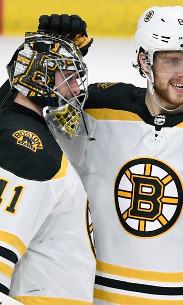 Halak stops 26 shots as Bruins beat Wild 3-0